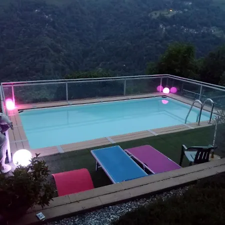 Chalet With One Bedroom In With Wonderful Mountain View Shared Pool Enclosed Garden 60 Km From The Slopes Garzeno